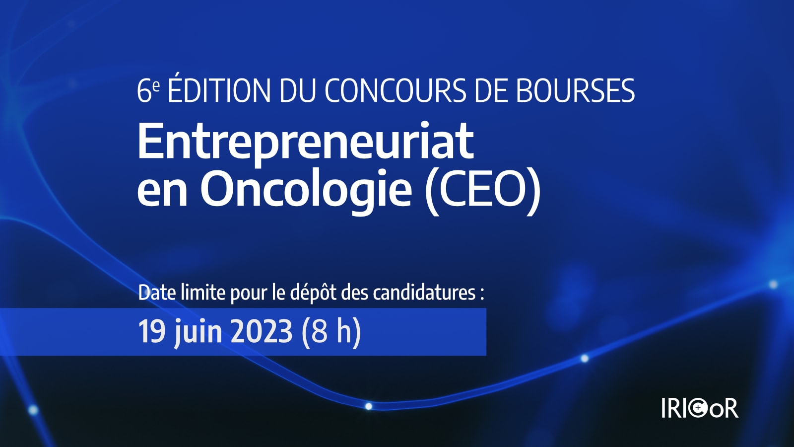 IRICoR Entrepreneuriat 6e édition
